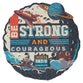 Jigsaw Puzzle (140 pieces): Be Strong & Courageous (Joshua 1:9) Be Brave, Space Collection