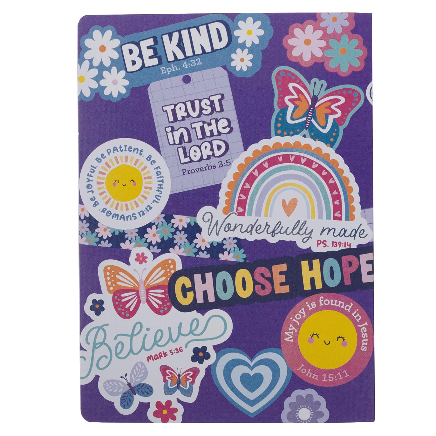 Notebook: Shine for Jesus (Stickers for Girls Collection)