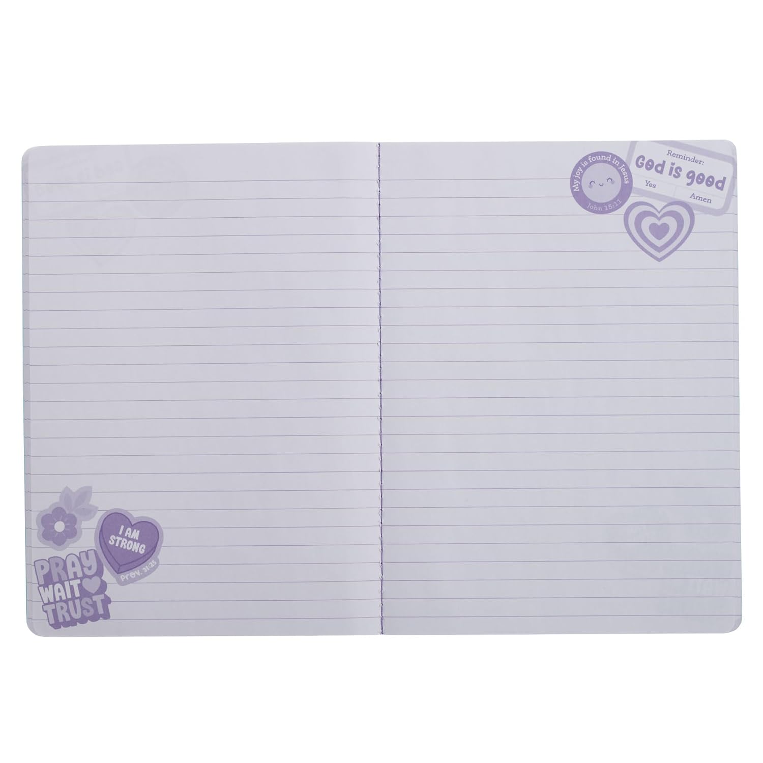 Notebook: Shine for Jesus (Stickers for Girls Collection)
