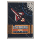 Notebook: Be Strong & Courageous (Joshua 1:9)  Be Brave, Space Collection