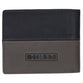 Wallet Leather: Walk by Faith (2 Cor. 5:7) Black/Gray, RFID blocking