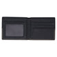 Wallet Leather: Walk by Faith (2 Cor. 5:7) Black/Gray, RFID blocking