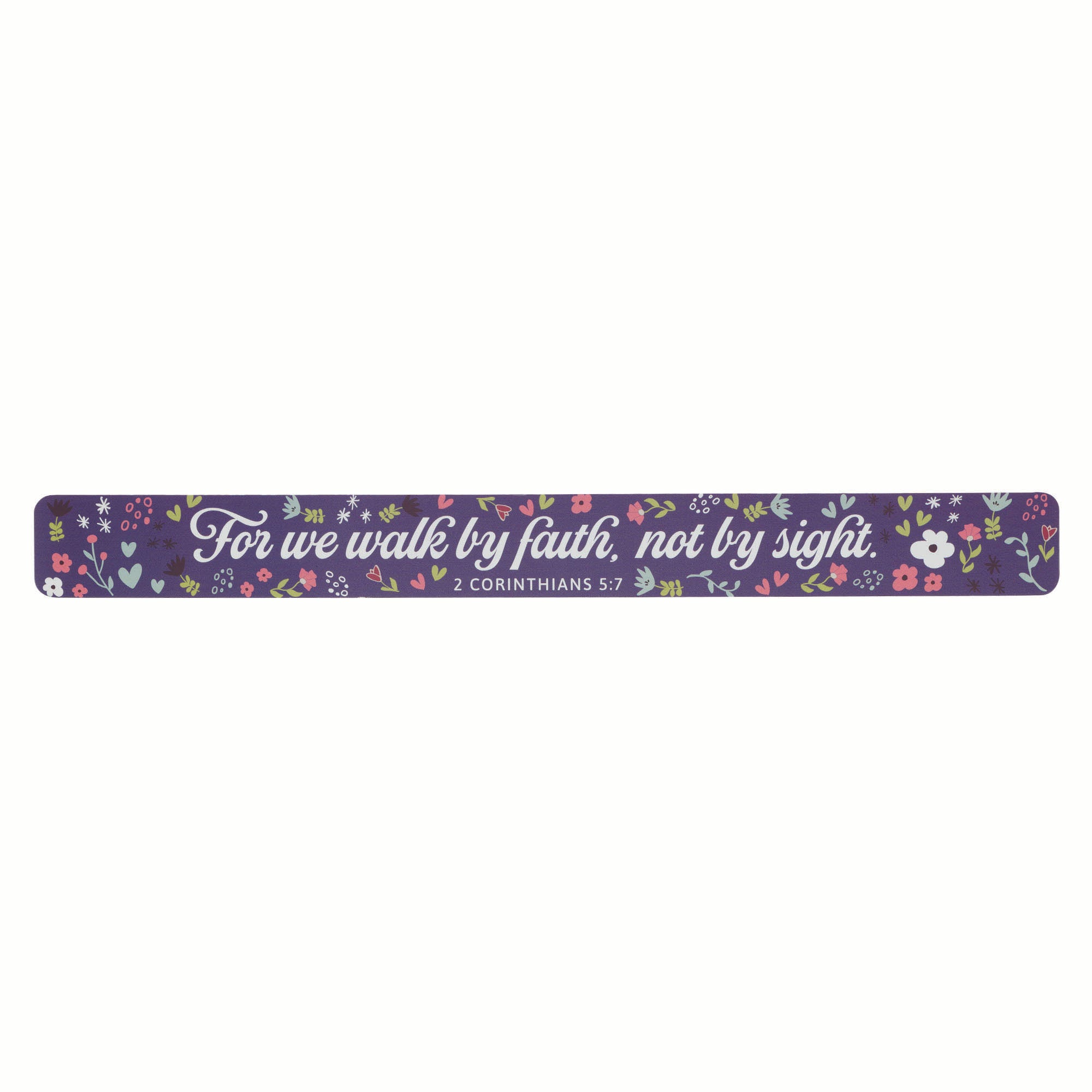 Large Magnetic Strip: Walk By Faith 2 Cor. 5:7
