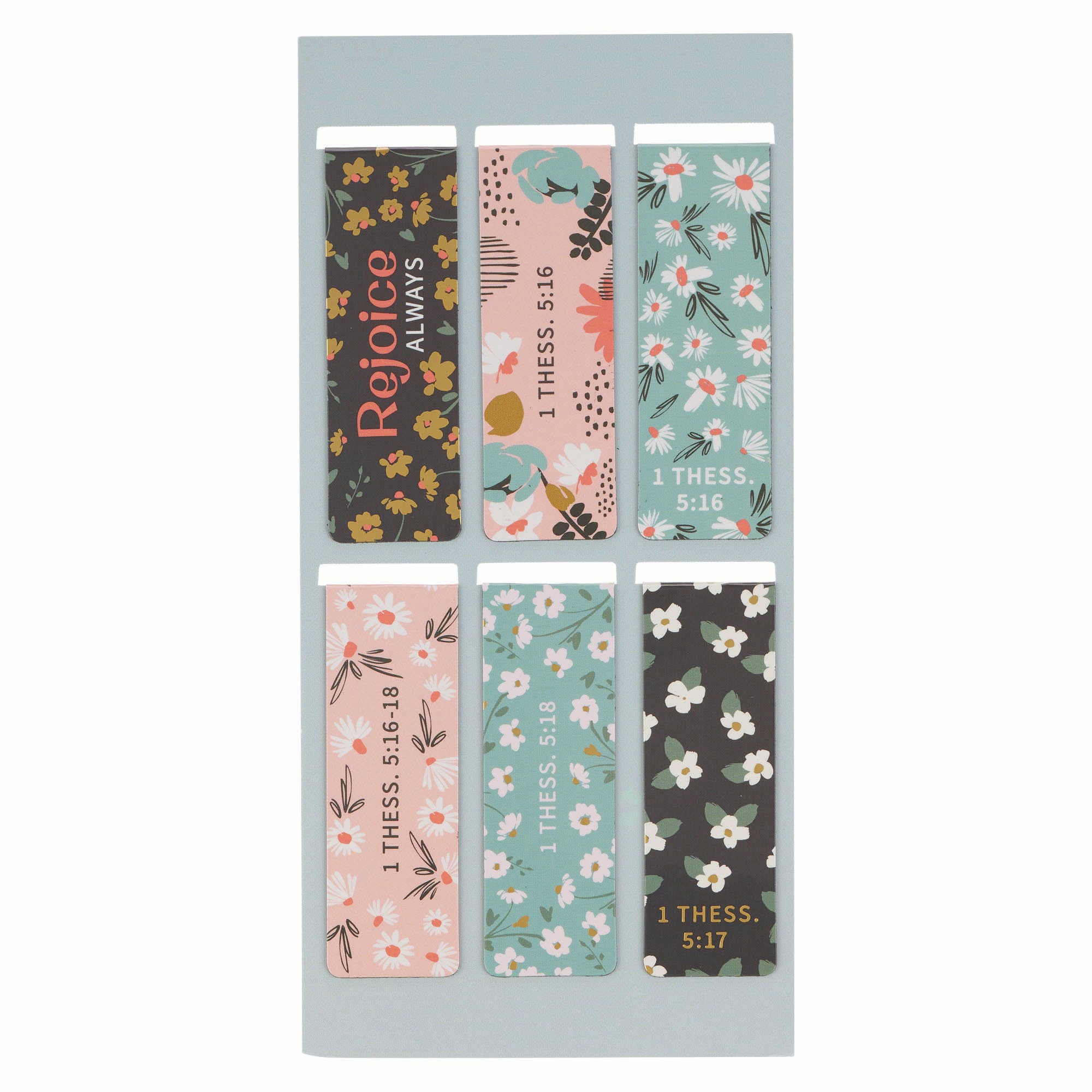 Magnetic Bookmark Set: Be Joyful Always