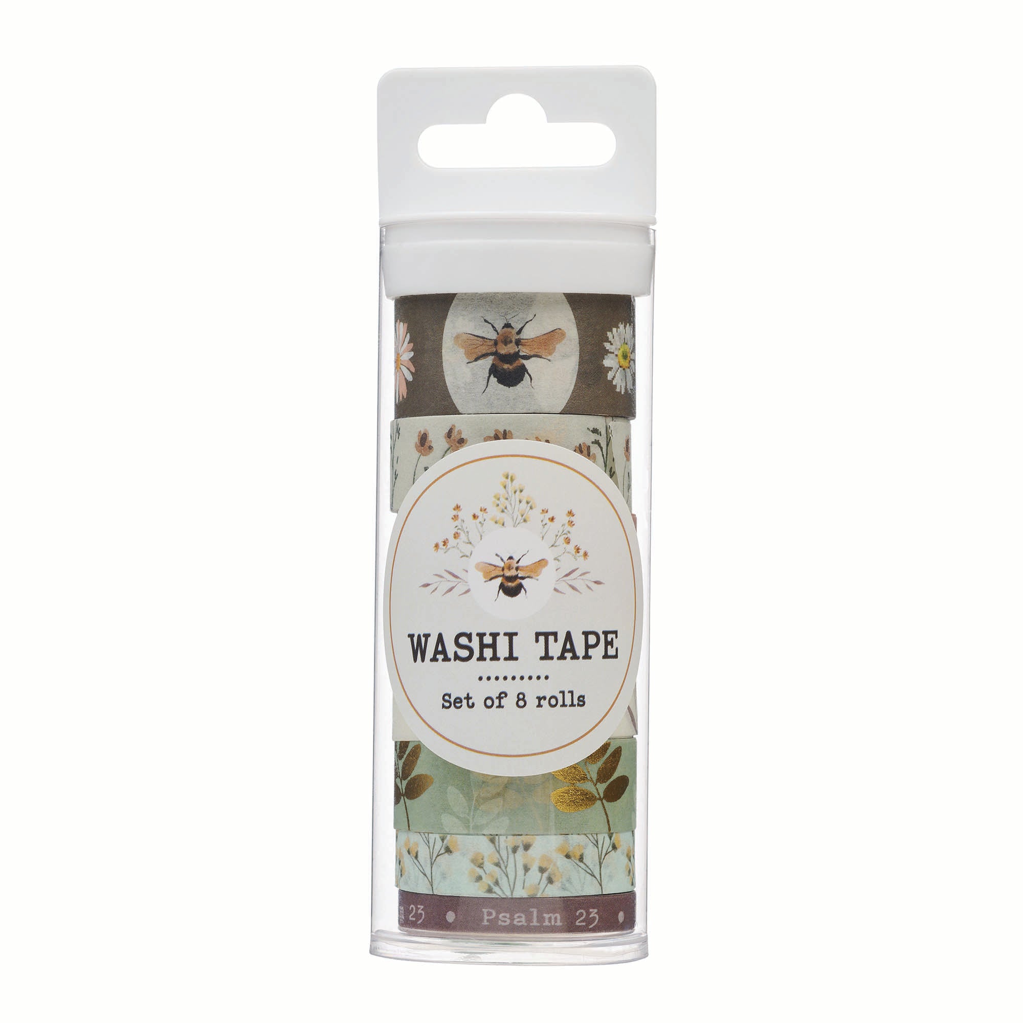Washi Tape (8 Roll Set): Psalms 23