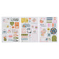 Sticker Sheets: Creative by Design (3 Sheets) olive/light blue/orange