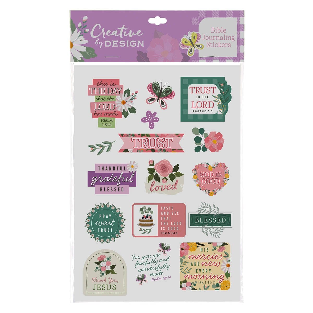 Sticker Sheets: Creative by Design (3 Sheets) purple/green/pink