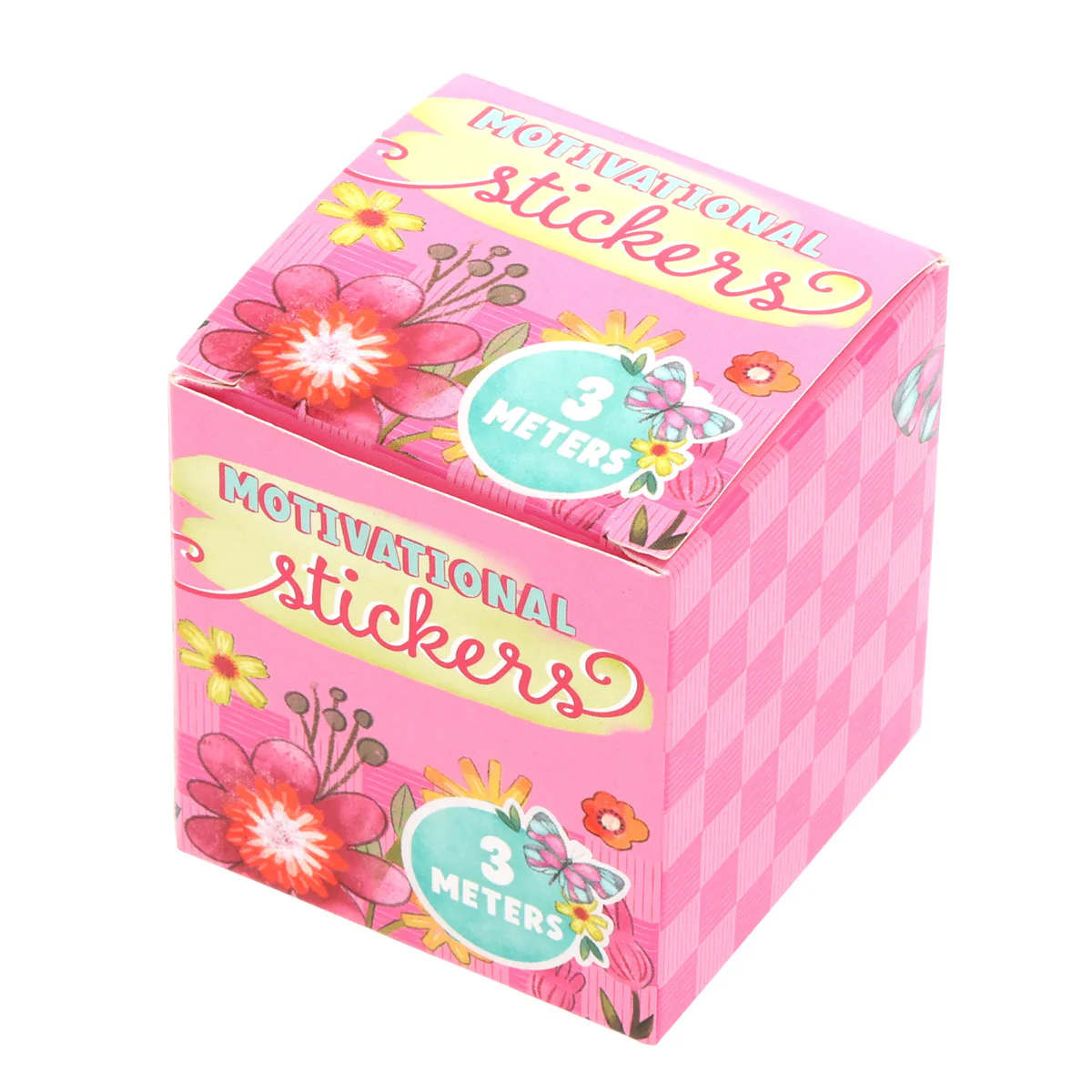 Sticker Roll: Variety of more than 200 self-adhesive stickers (Girl's Pink Sprinkled with Joy Collection)
