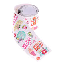 Sticker Roll: Variety of more than 200 self-adhesive stickers (Girl's Pink Sprinkled with Joy Collection)
