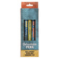 Pens (5 pack, Retracable): Blue Ink, Ballpoint (Boy's Adventure with Jesus Blue Trail Collection)