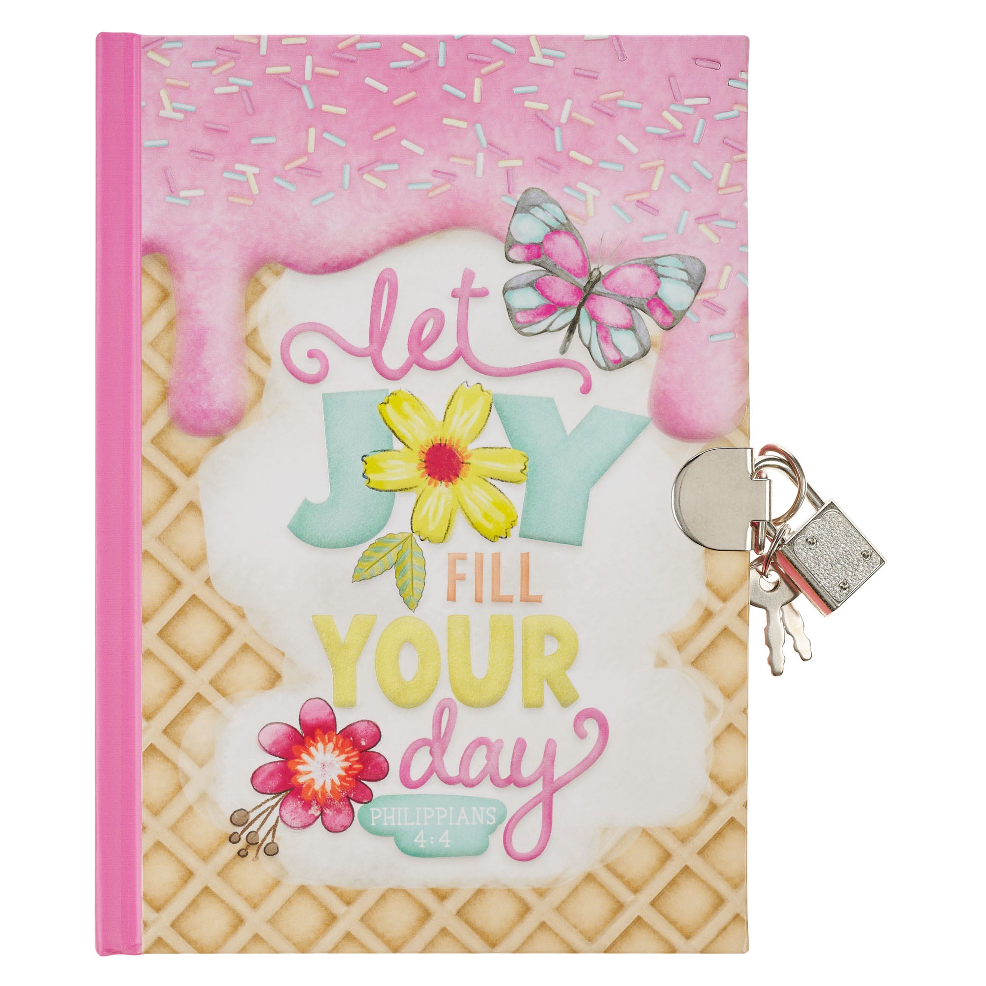 Journal: Secret Diary (Girl's Pink Sprinkled with Joy Collection)