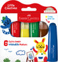 Faber-Castell Little Creatives Extra Jumbo Washable Markers Pack of 6