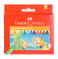 Faber-Castell Jumbo Wax Crayons Box of 12