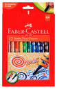 Faber-Castell Jumbo Twist Crayon 10Mm Box of 12