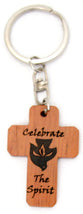Cross Keyring: Celebrate the Spirit (Mahogany)