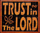 Magnet: Trust in the Lord
