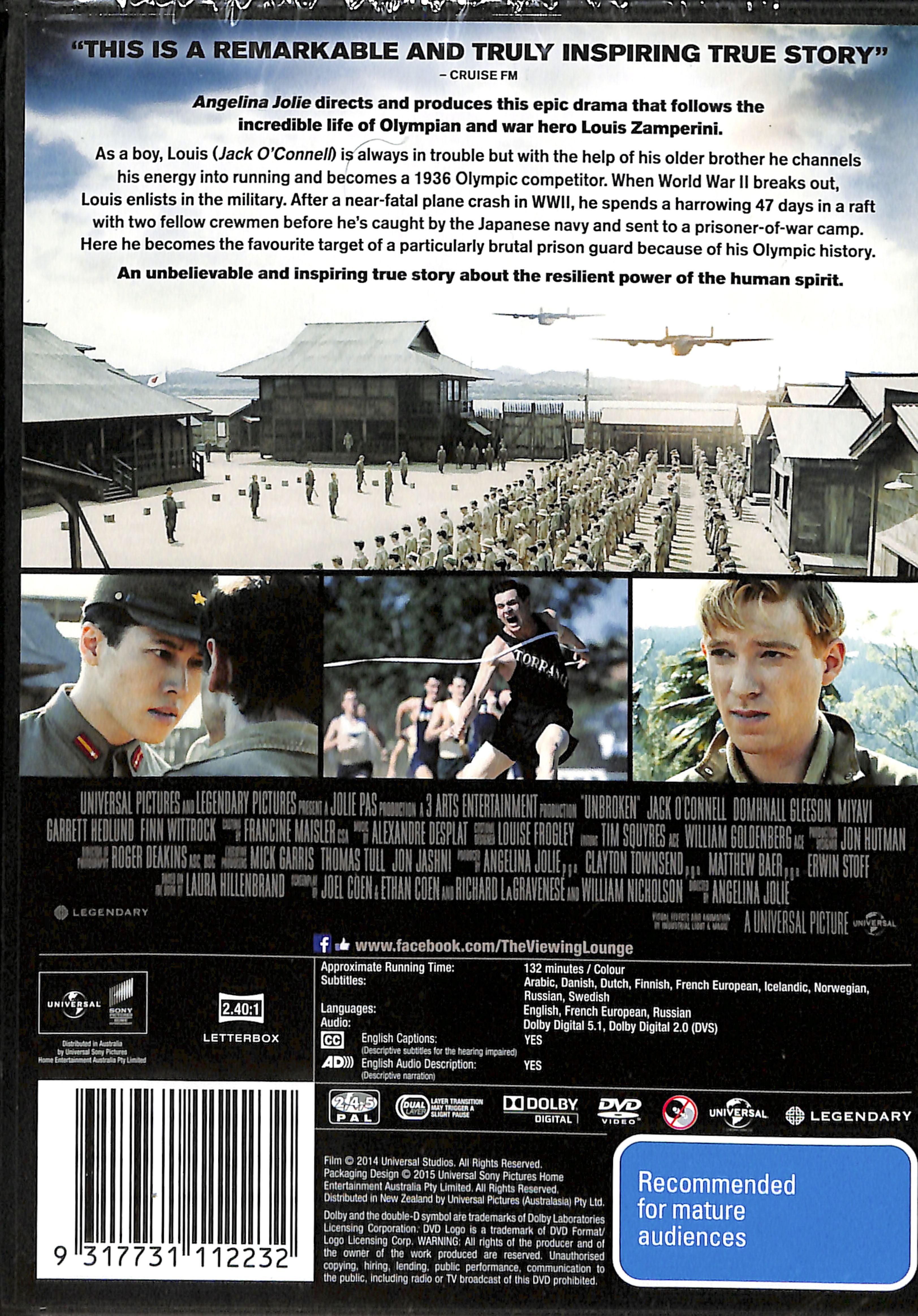 Unbroken, DVD (2015)