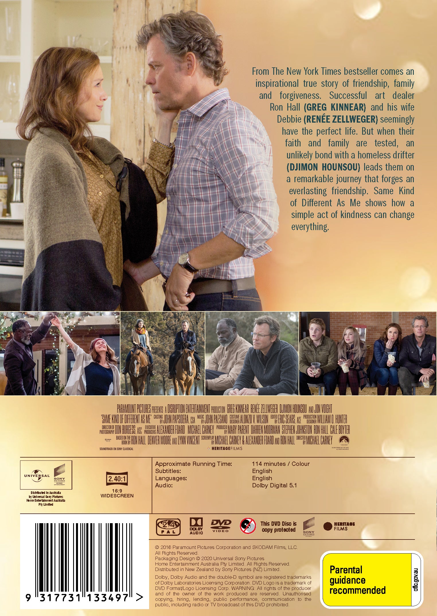 Same Kind of Different as Me, DVD
