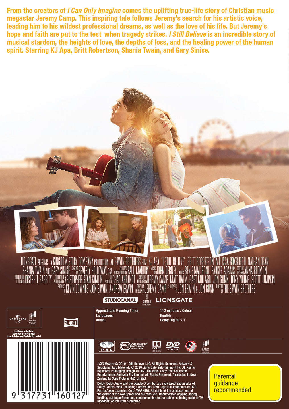 I Still Believe, DVD
