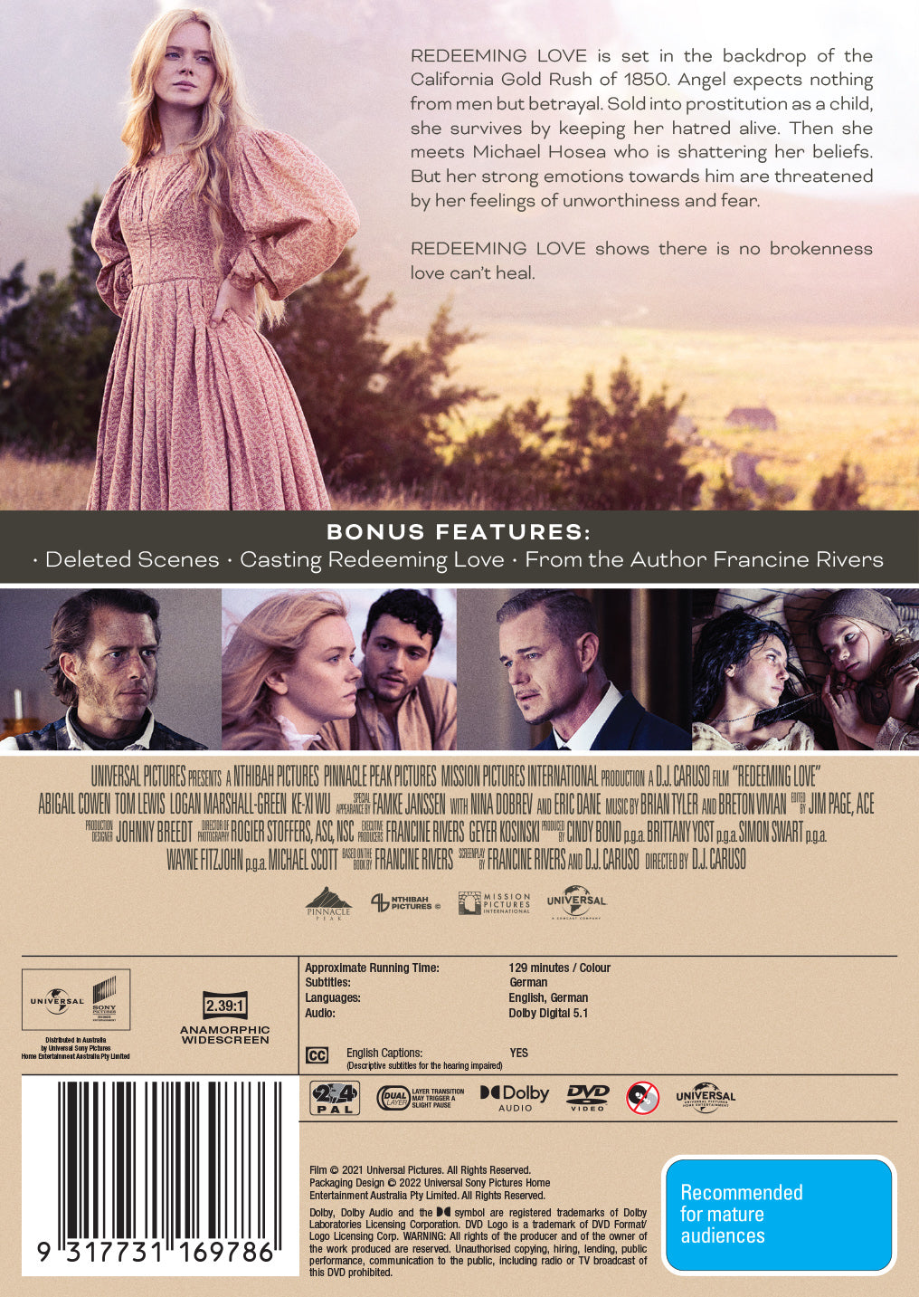 Redeeming Love, DVD (Special Edited Edition)