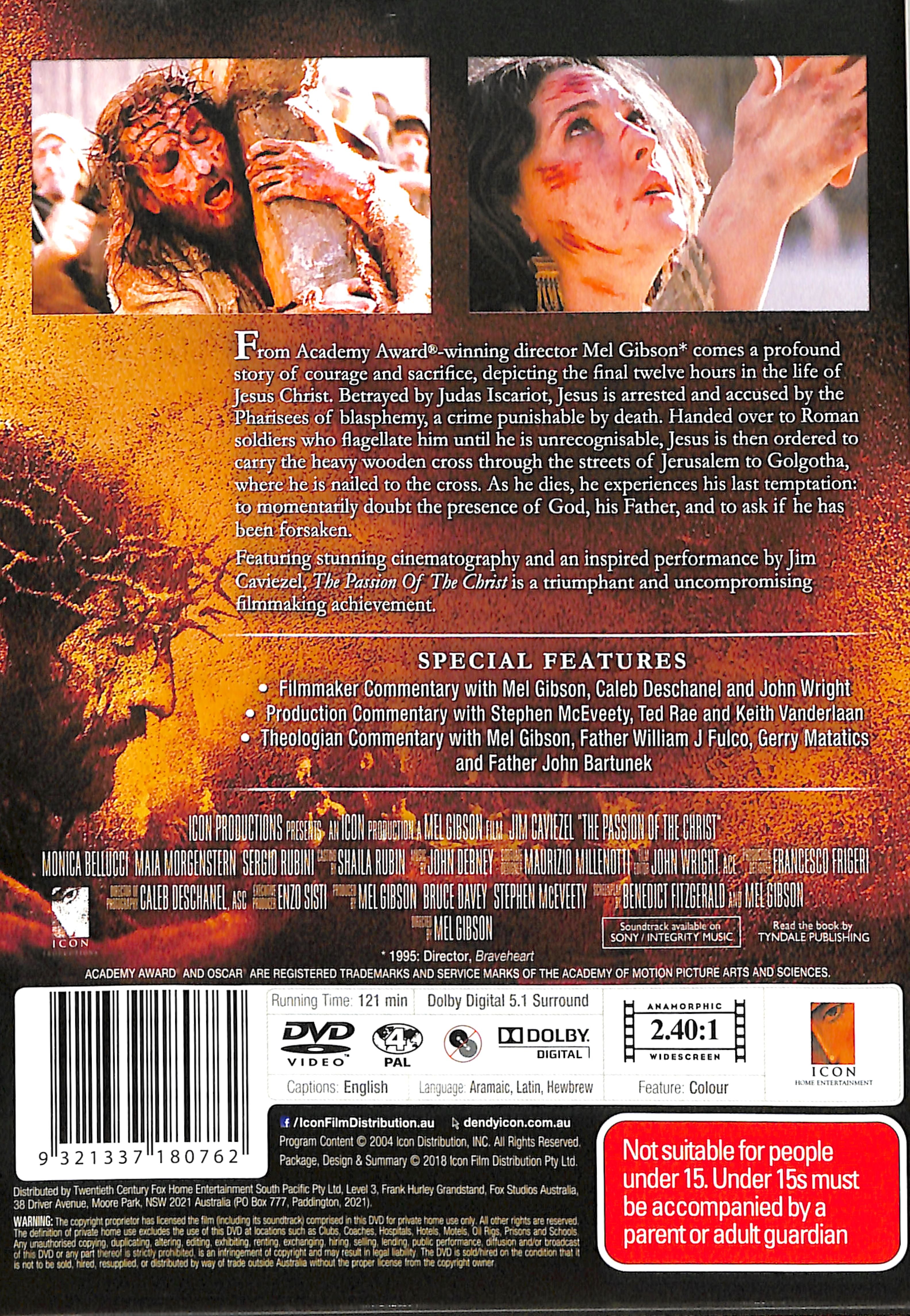 The Passion of the Christ, DVD
