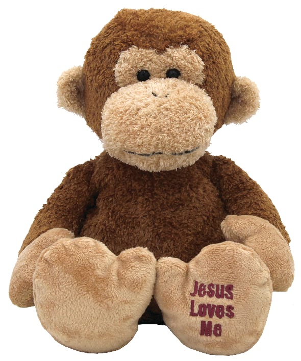 Charlie Monkey: Jesus Loves Me, 32Cm