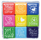 Christian Stamp Box Set of 9 Stamps, Each Stamp Size is 28Mm X 28Mm