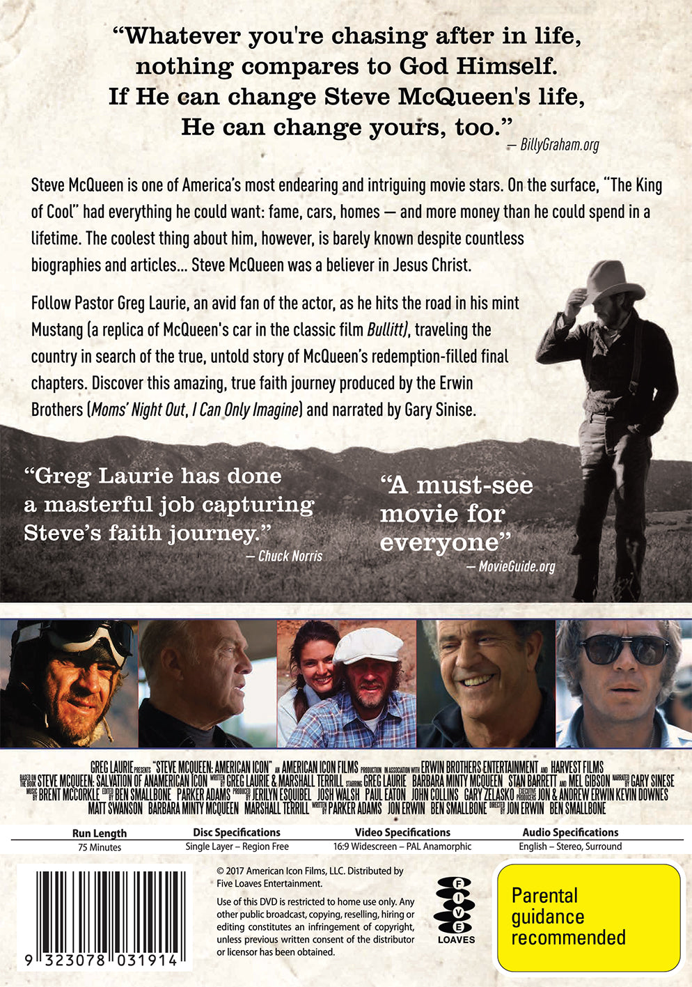 Steve Mcqueen: American Icon, DVD