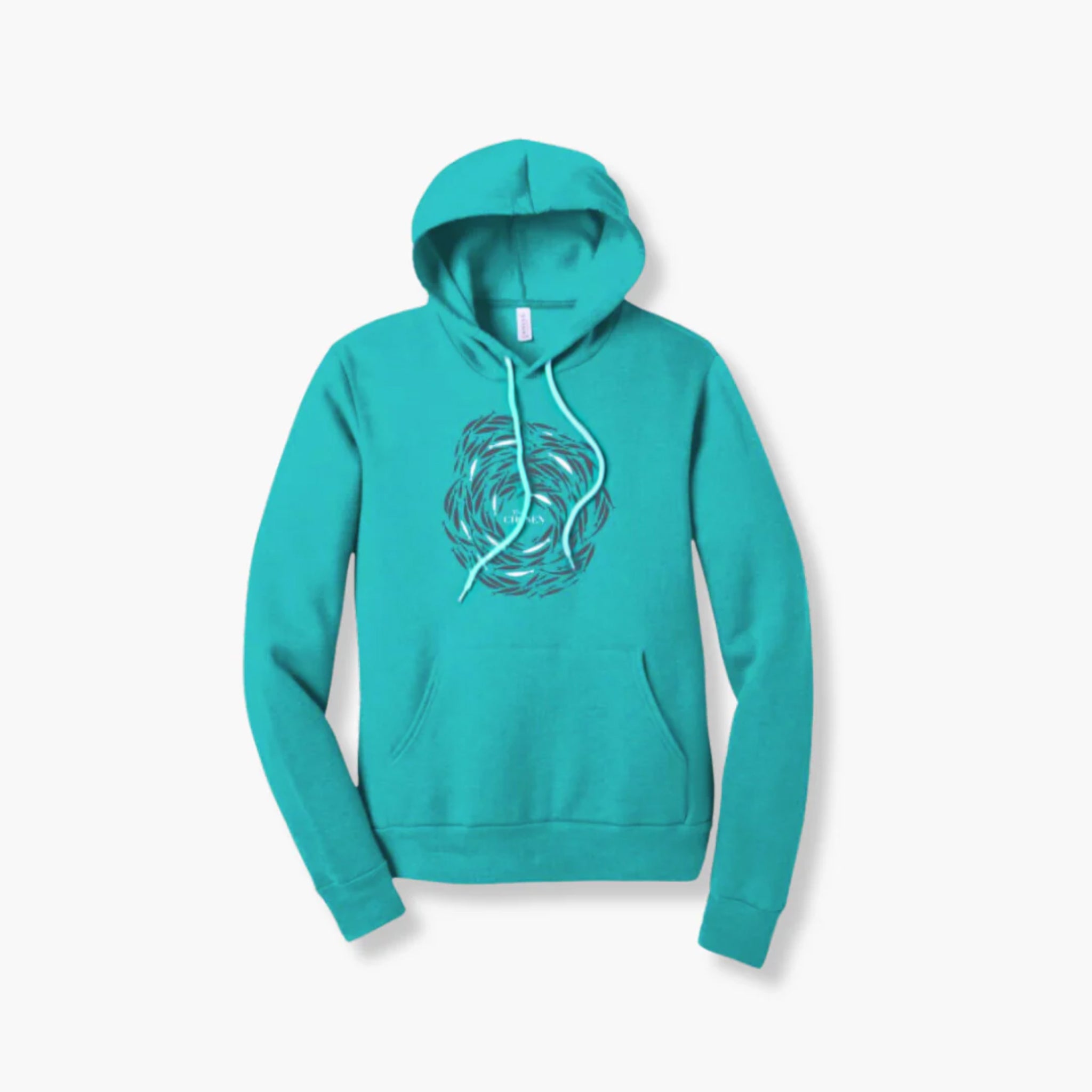 Against The Current Hoodie, XSmall, Teal