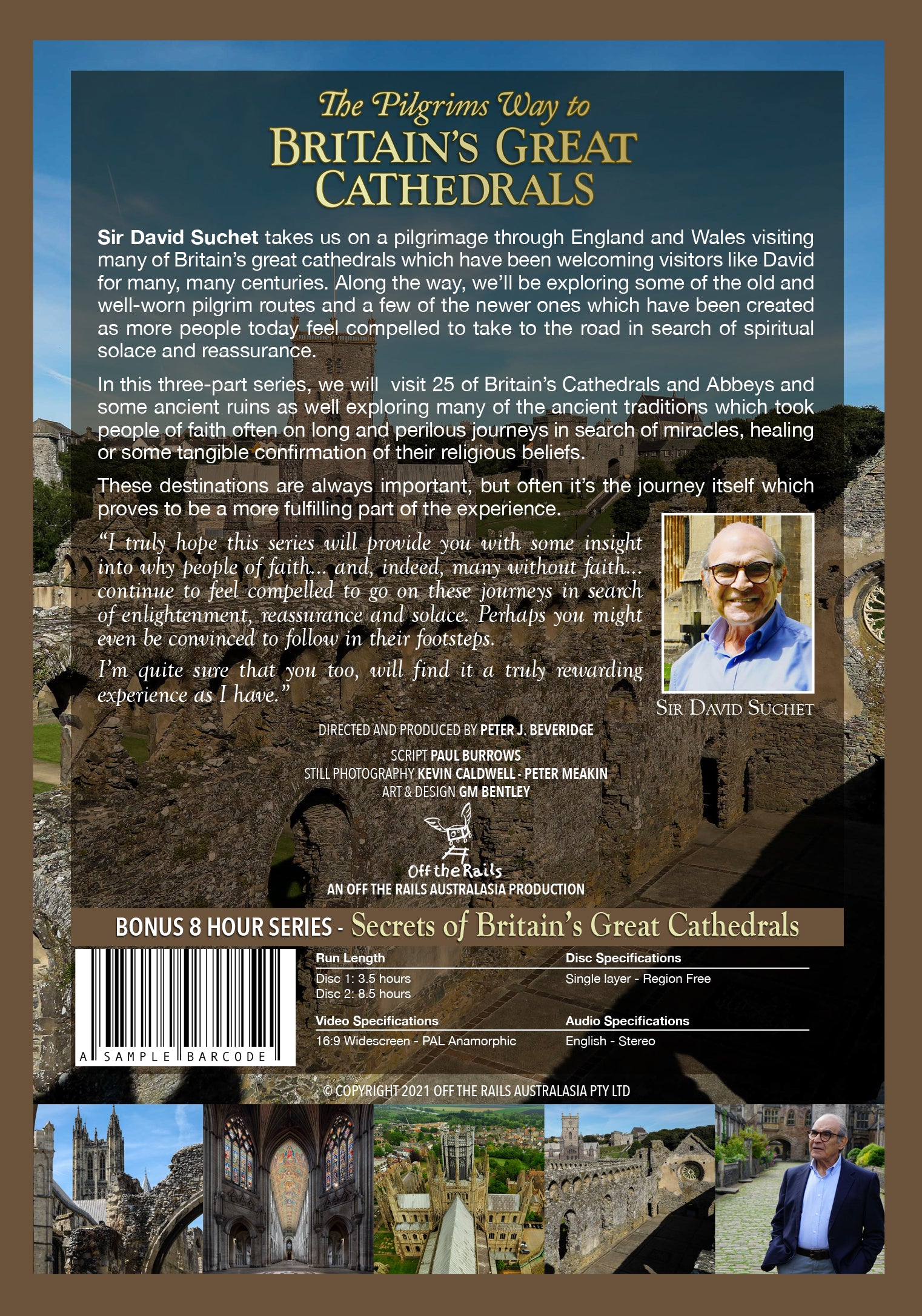 The Pilgrims' Way to Britain's Great Cathedrals  (3 DVDs)