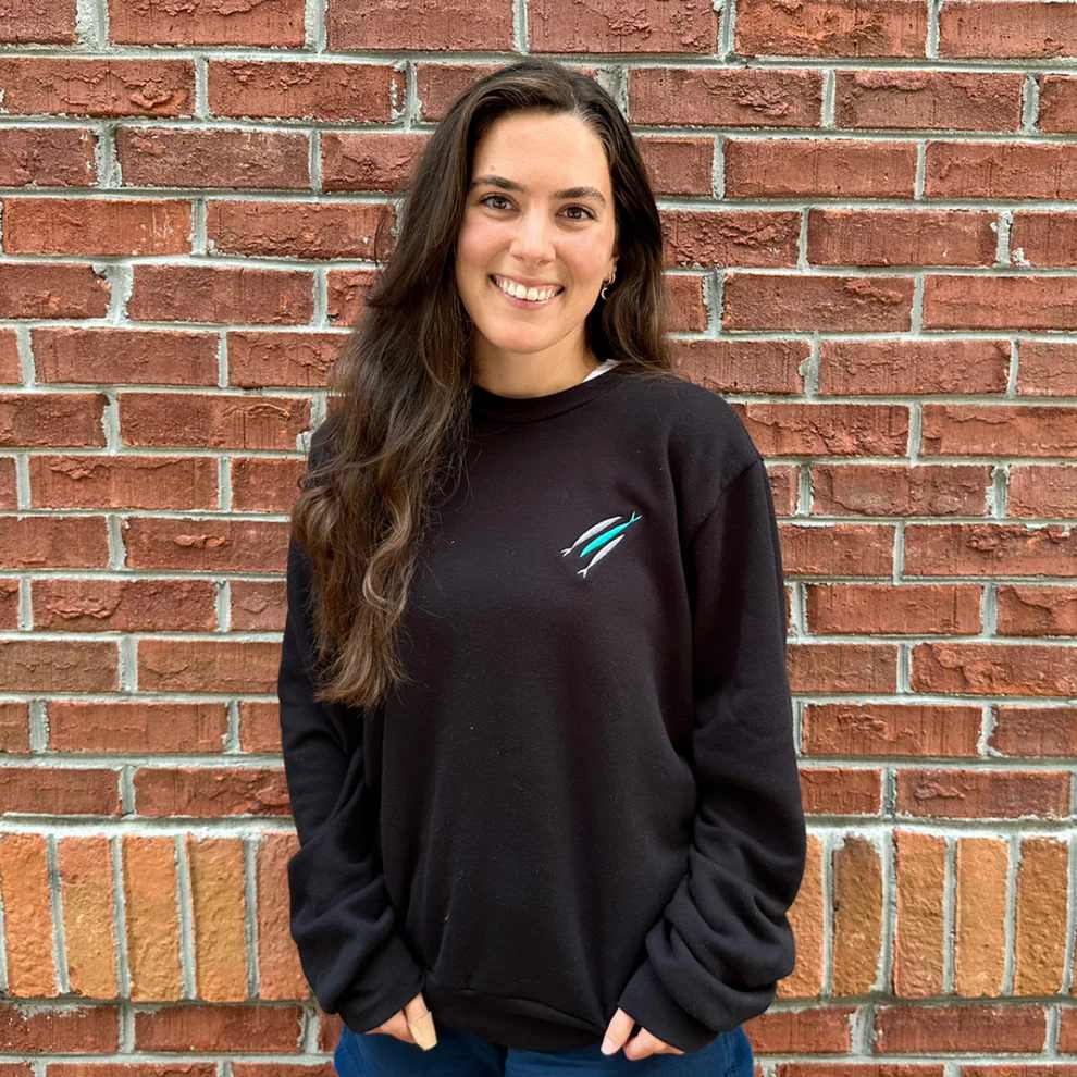 Three Fish Crewneck Sweatshirt, 3XLarge, Black