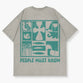 People Must Know, Tee, Xsmall, Grey