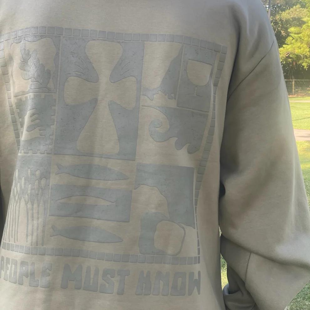 People Must Know, Hoodie, Medium, Green