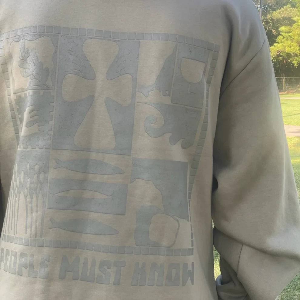 People Must Know, Hoodie, Medium, Green