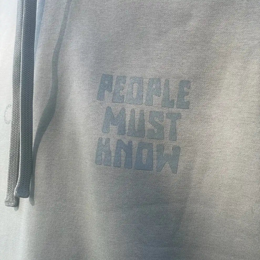 People Must Know, Hoodie, Large, Green
