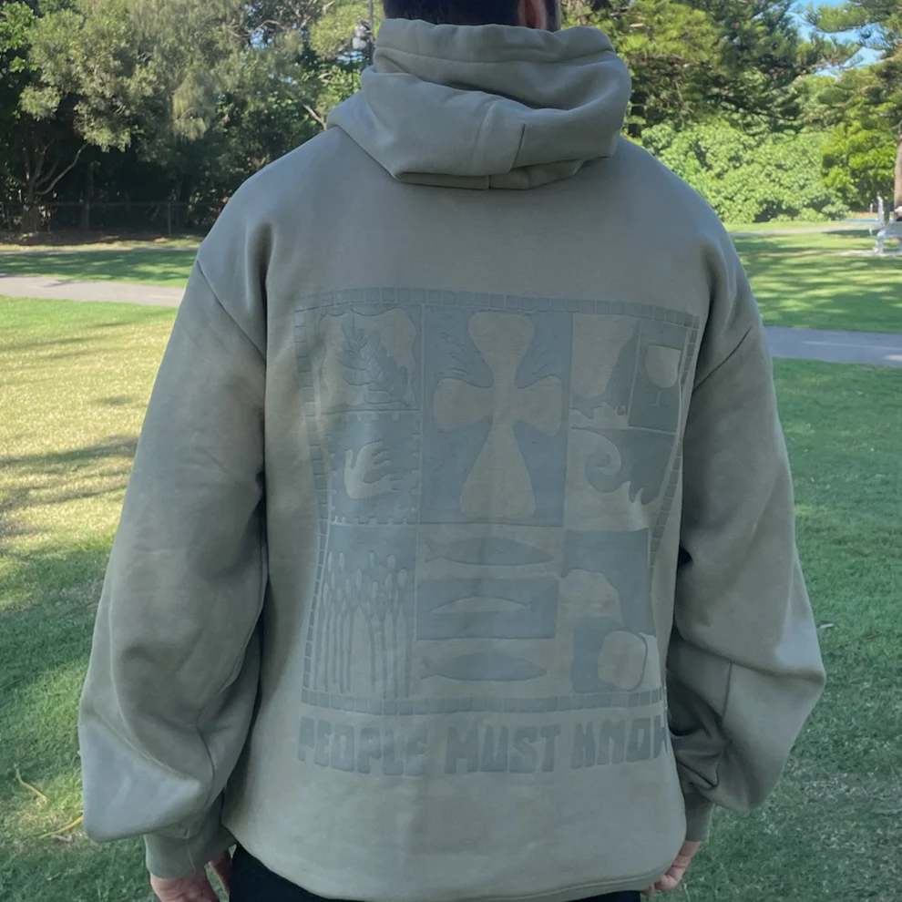 People Must Know, Hoodie, Large, Green