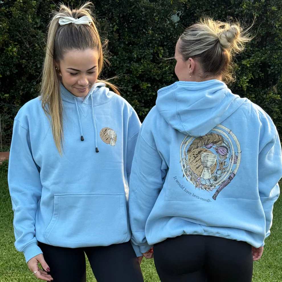 It Would've Been Enough, Hoodie, Medium, Sky Blue