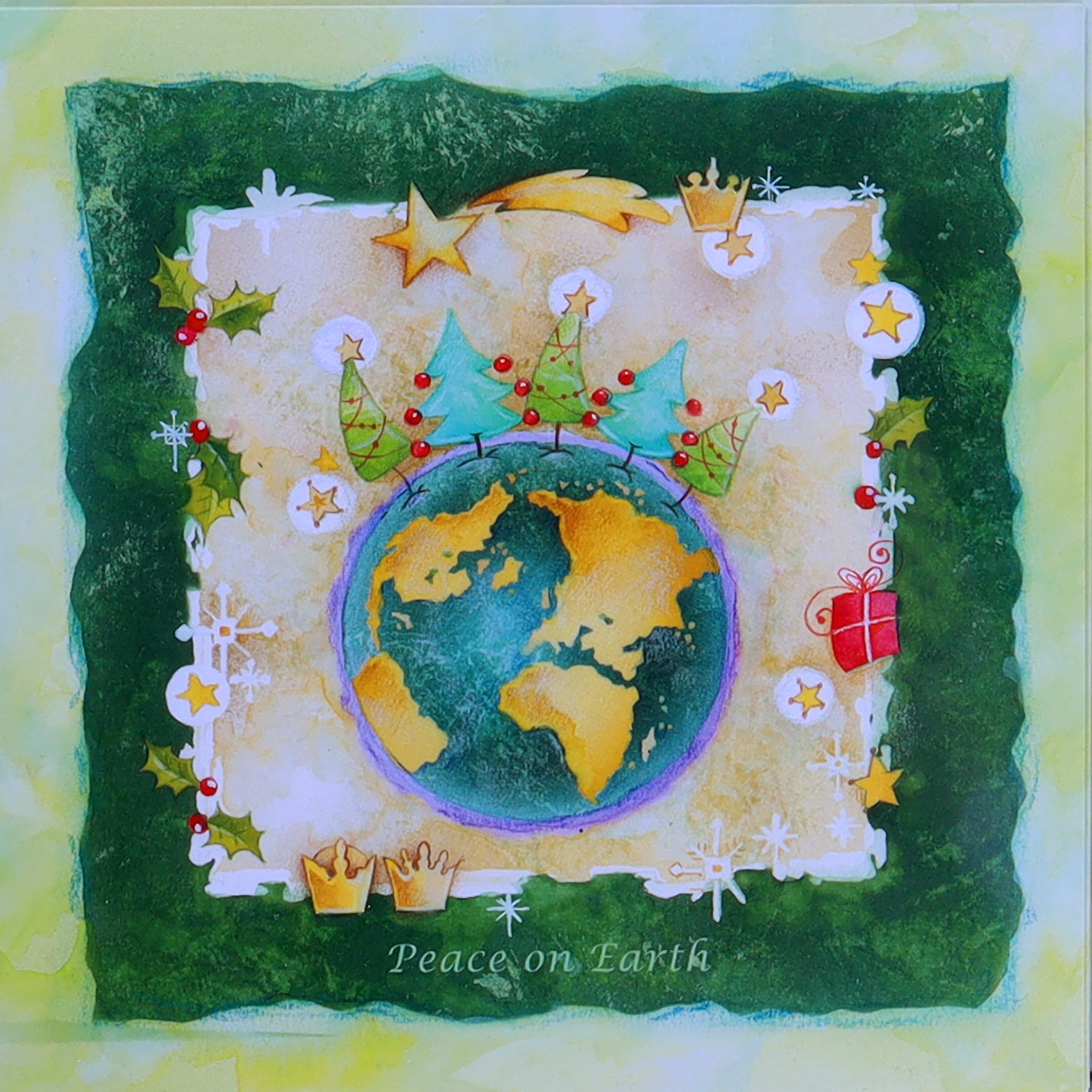 Christmas Boxed Cards: Peace on Earth, World Globe
