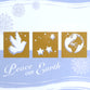 Christmas Boxed Cards: Peace on Earth, Dove, Stars & World Globe