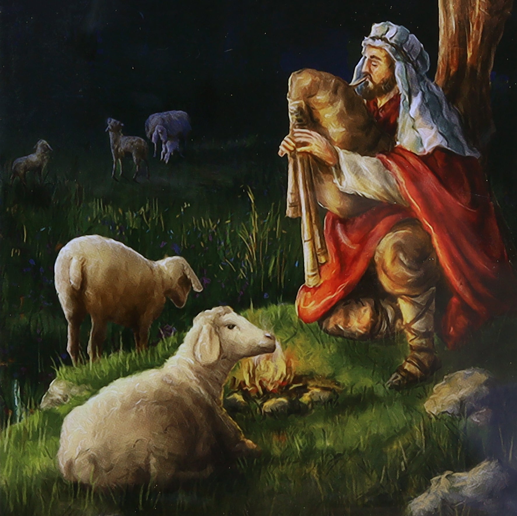 Christmas Boxed Cards: Shepherd on a Hill