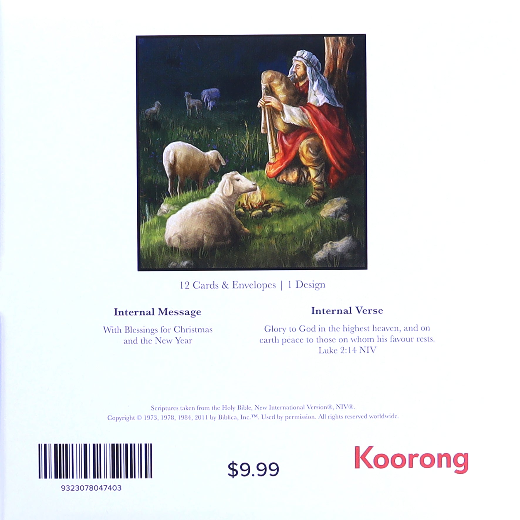 Christmas Boxed Cards: Shepherd on a Hill