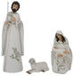 Holy Family, Traditional (3 Piece Set): Resin, Comes in a white box with a colour label