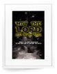 Framed Wall Art: May the Lord be with you - Teen Boys