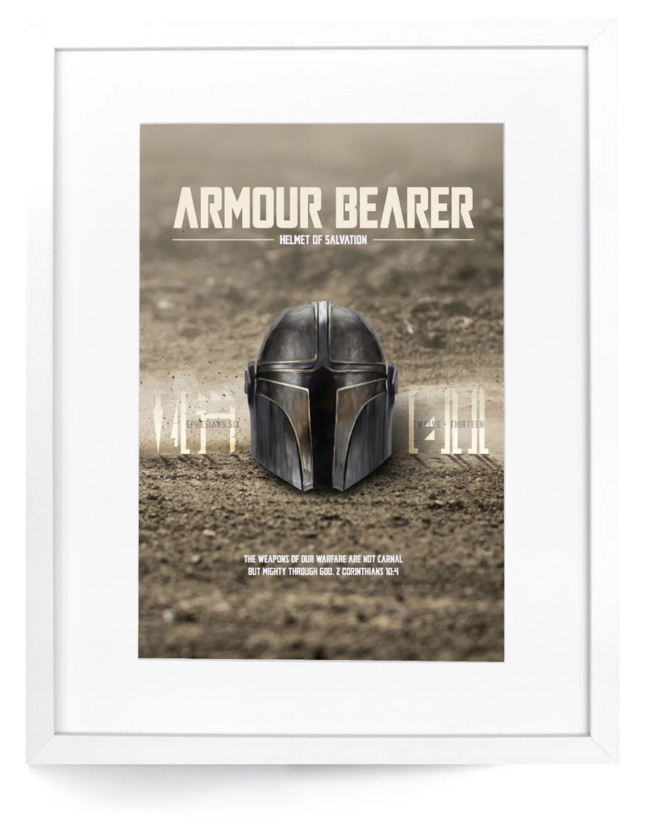 Framed Wall Art: Armour Bearer - Teen Boys