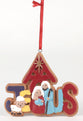 Hanging Ornament: Jesus Nativity (Resin)