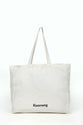 Reusable Christmas Tote Bag: Saviour (8oz Canvas with Black Print)