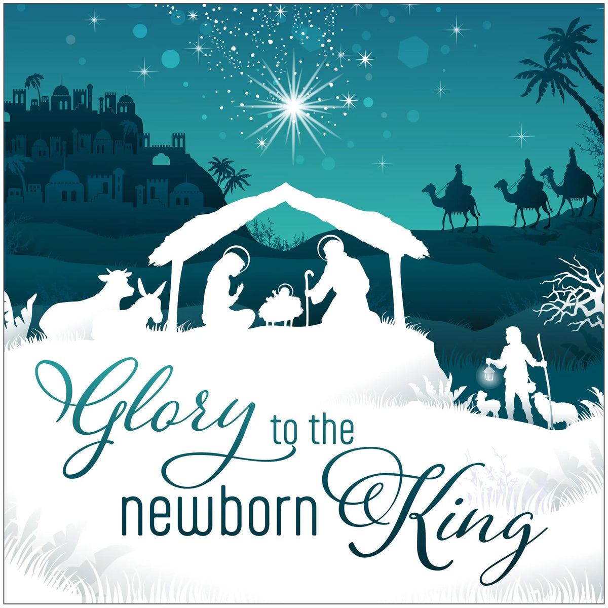 Christmas Cards (10 Pack): Newborn King