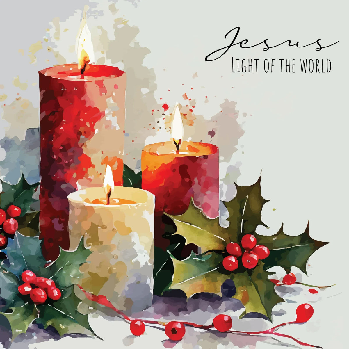 Christmas Cards (10 Pack): Candlelight