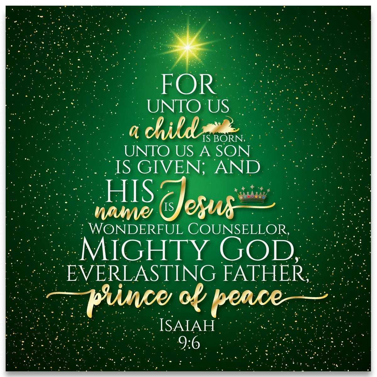Christmas Cards (10 Pack): Unto Us
