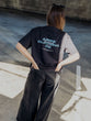Unshakeable Faith Mid-Weight Straight Fit Tee, Navy - Size Small